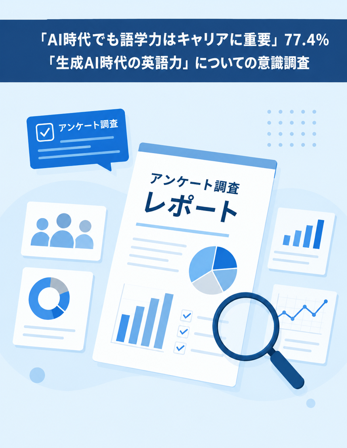 「AI時代でも語学力はキャリアに重要」77.4％　仕事で英語 を使う300名に「生成AI時代の英語力」を調査 | Job Merit （ジョブメリ）調べ
